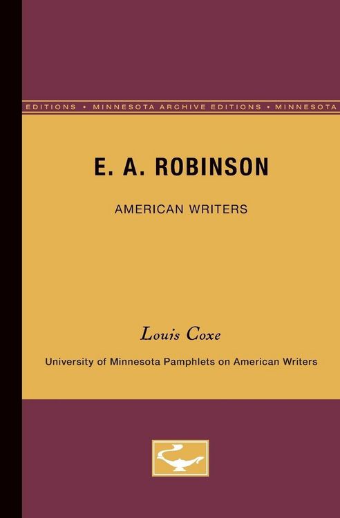 Produktbild: E.A. Robinson - American Writers 17