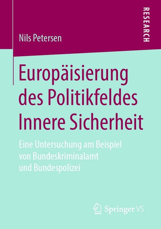 Produktbild: Europ&auml;isierung des Politikfeldes Innere Sicherheit