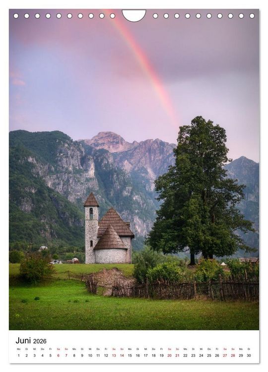 Produktbild: Fernweh Europa (Wandkalender 2026 DIN A4 hoch), CALVENDO Monatskalender