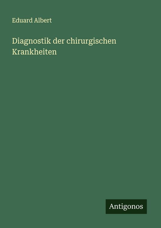 Produktbild: Diagnostik der chirurgischen Krankheiten