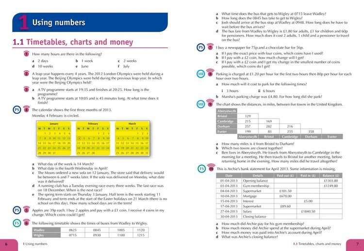 Produktbild: KS3 Maths Homework Book 1