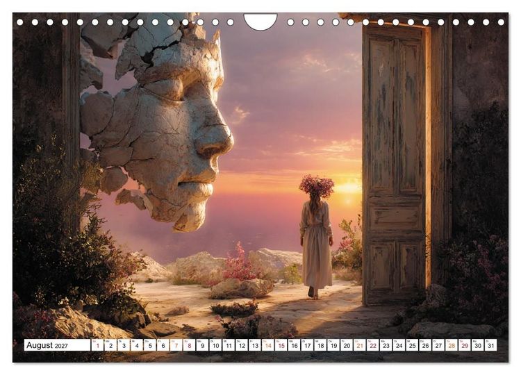 Produktbild: Wenn Gedanken sichtbar werden (Wandkalender 2027 DIN A4 quer), CALVENDO Monatskalender