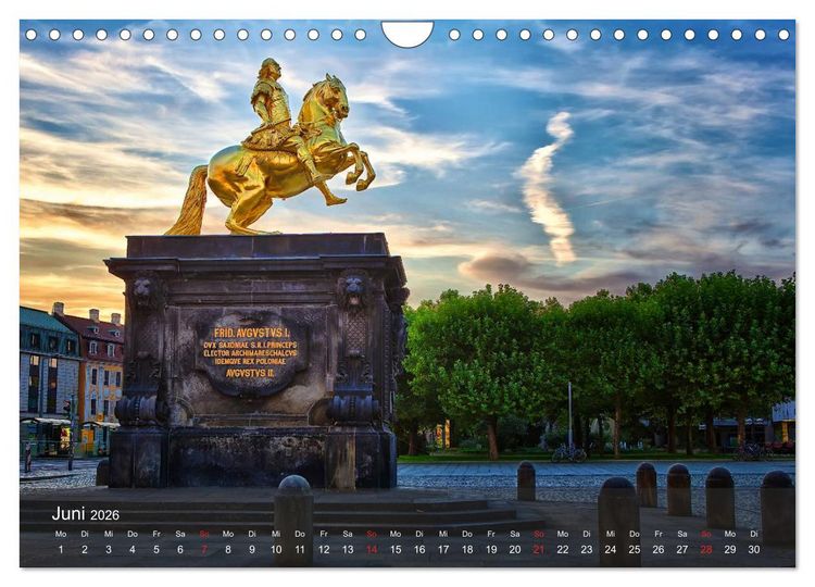 Produktbild: Dresden Bilder 2026 (Wandkalender 2026 DIN A4 quer), CALVENDO Monatskalender