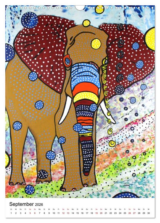 Produktbild: Pop Art Animals - Atelier Zippo (Wandkalender 2026 DIN A3 hoch), CALVENDO Monatskalender