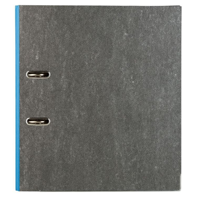 Produktbild: Idena Ordner aus Pappe Wolkenmarmor blau DIN A4 R&uuml;ckenbreite 5cm