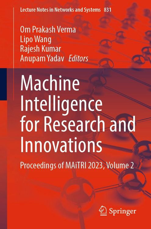 Produktbild: Machine Intelligence for Research and Innovations