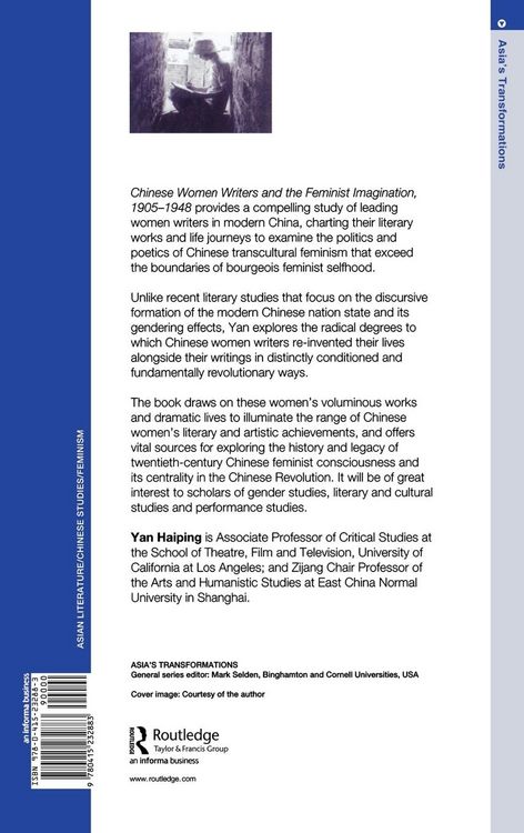 Produktbild: Chinese Women Writers and the Feminist Imagination, 1905-1948
