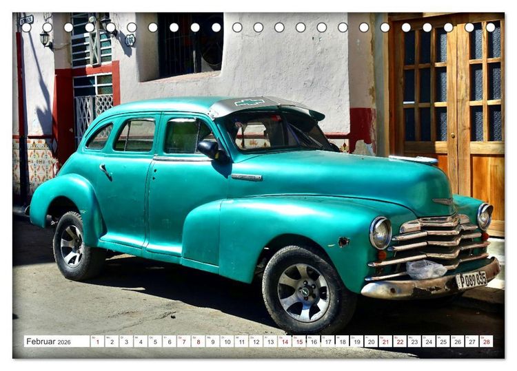 Produktbild: CHEVY - Ganz in Gr&uuml;n (Tischkalender 2026 DIN A5 quer), CALVENDO Monatskalender