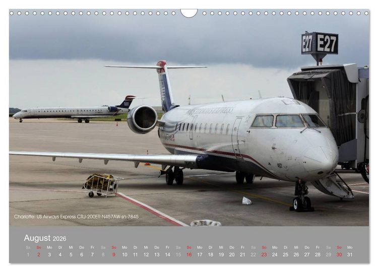 Produktbild: Flugzeuge im Auge der Kamera (Wandkalender 2026 DIN A3 quer), CALVENDO Monatskalender