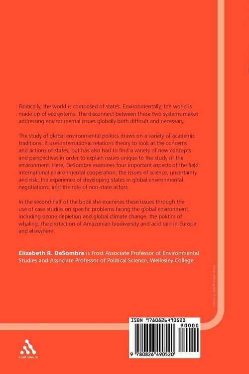 Produktbild: Global Environment and World Politics