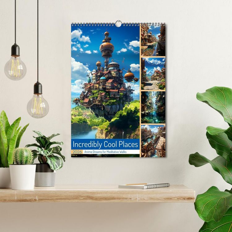 Produktbild: Incredibly Cool Places (Wall Calendar 2026 DIN A3 portrait), CALVENDO 12 Month Wall Calendar