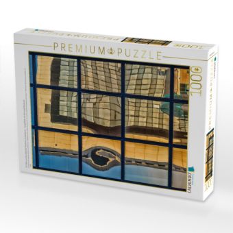 Produktbild: Ein Motiv aus dem Kalender Frankfurts Architekturen - Spiegelbilder der B&uuml;rostadt Niederrad (Puzzle)
