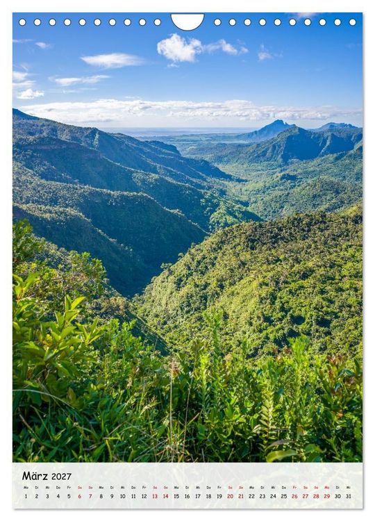 Produktbild: Mauritius &ndash; Insel der Farben und Tr&auml;ume (Wandkalender 2027 DIN A4 hoch), CALVENDO Monatskalender