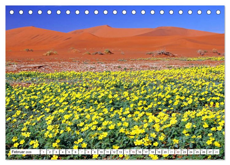 Produktbild: Namibia - Weite sp&uuml;ren (Tischkalender 2026 DIN A5 quer), CALVENDO Monatskalender