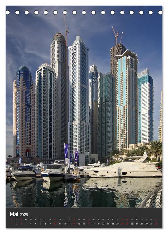 Produktbild: Dubai (Tischkalender 2026 DIN A5 hoch), CALVENDO Monatskalender