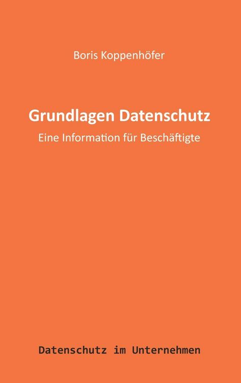 Produktbild: Grundlagen Datenschutz