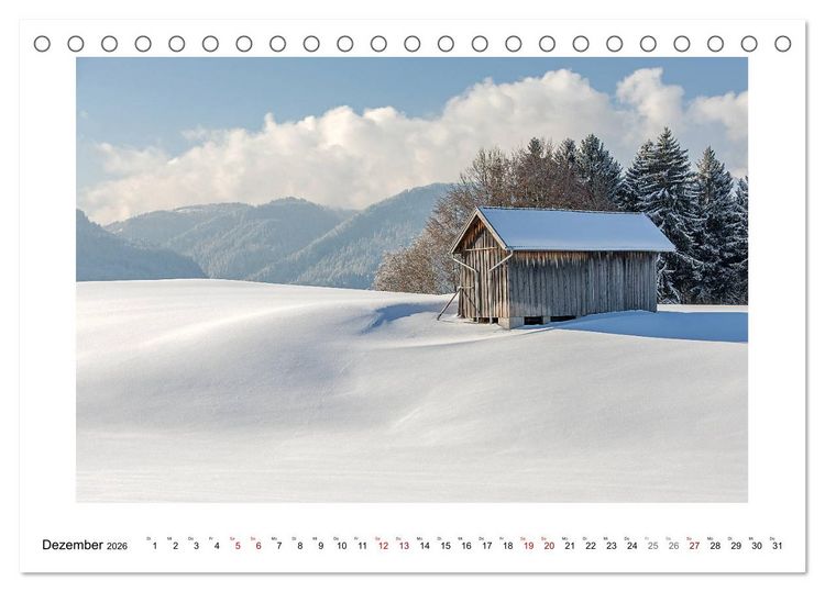 Produktbild: Naturwunder Bergwelt Fellhorn und H&ouml;rnergruppe (Tischkalender 2026 DIN A5 quer), CALVENDO Monatskalender