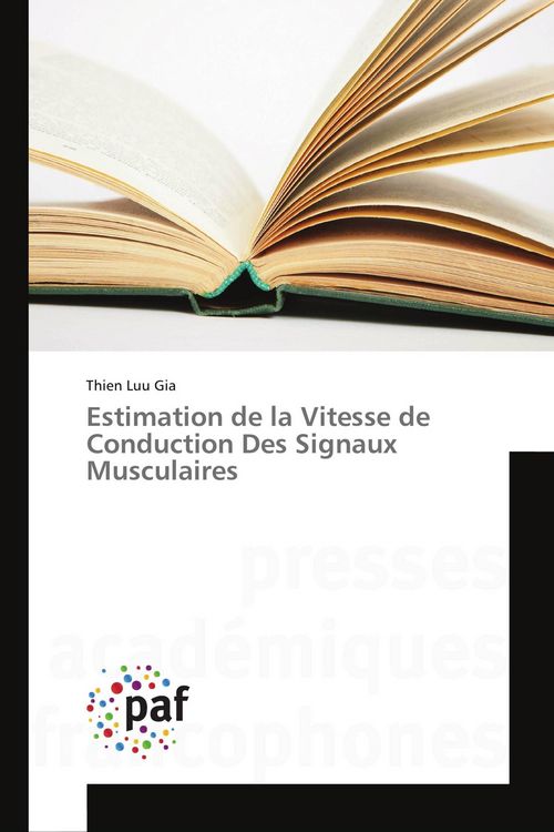 Produktbild: Estimation de la Vitesse de Conduction Des Signaux Musculaires