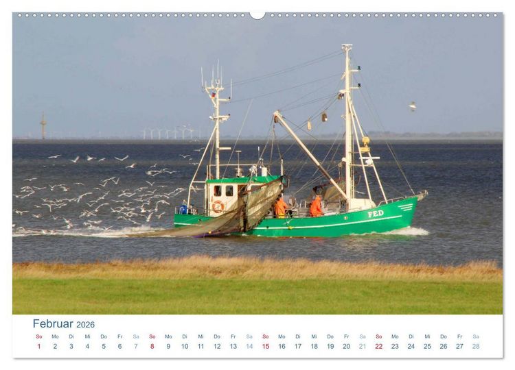 Produktbild: Butjadingen 2026. Impressionen zwischen Jade und Weser (Wandkalender 2026 DIN A2 quer), CALVENDO Monatskalender