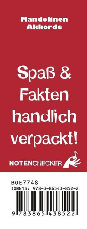 Produktbild: Notenchecker Mandolinen-Akkorde