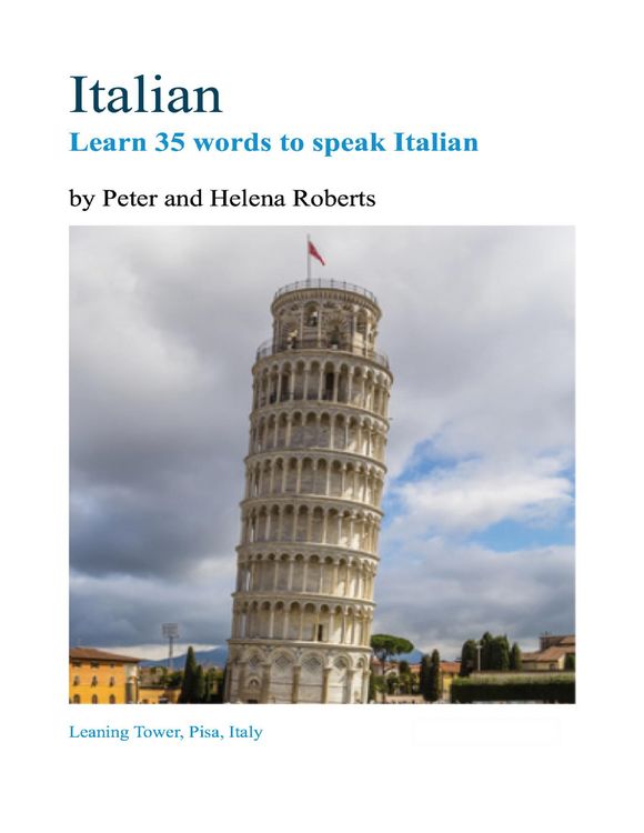 Produktbild: Italian - Learn 35 Words to Speak Italian