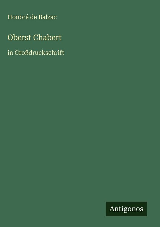 Produktbild: Oberst Chabert