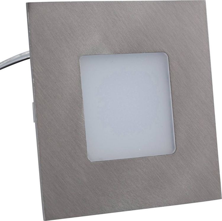 Produktbild: Heitronic 27693 LED-Einbauleuchte LED LED fest eingebaut 2W Edelstahl (geb&uuml;rstet)