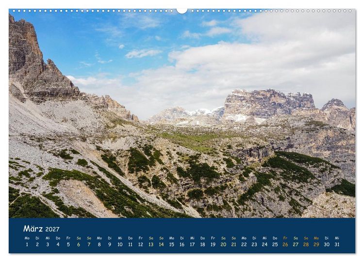 Produktbild: S&uuml;dtirol (Wandkalender 2027 DIN A2 quer), CALVENDO Monatskalender
