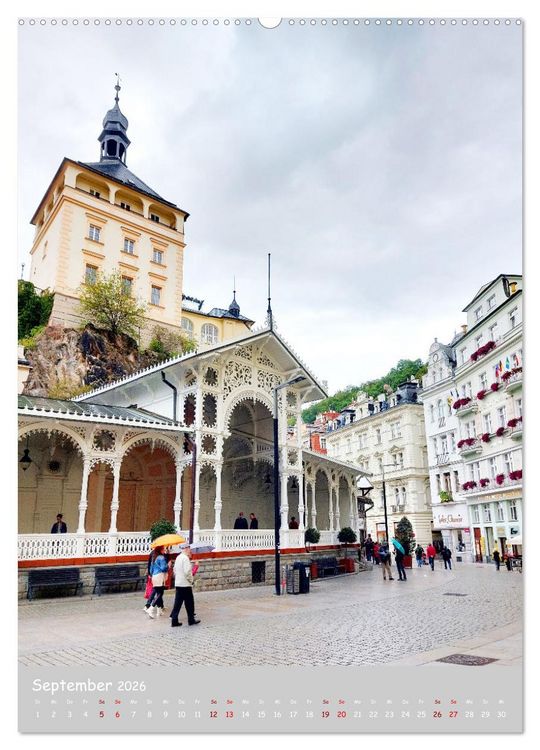 Produktbild: Karlsbad - pr&auml;chtig und elegant (Wandkalender 2026 DIN A2 hoch), CALVENDO Monatskalender
