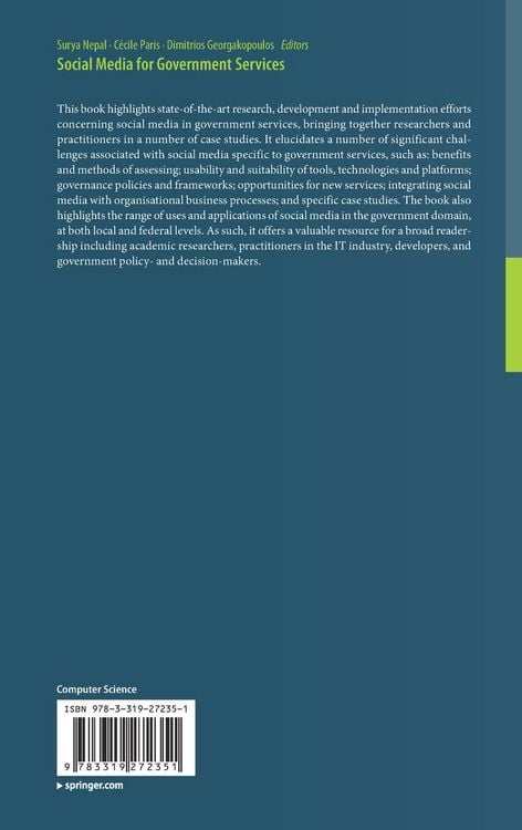 Produktbild: Social Media for Government Services