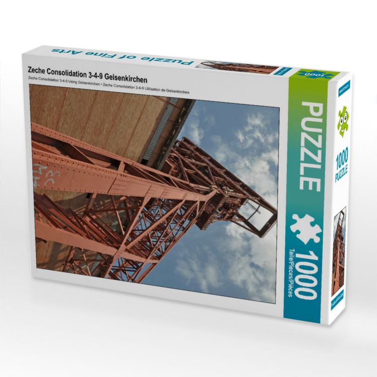 Produktbild: CALVENDO Puzzle Zeche Consolidation 3-4-9 Gelsenkirchen | 1000 Teile Lege-Gr&ouml;&szlig;e 64x48cm Foto-Puzzle f&uuml;r gl&uuml;ckliche Stunden