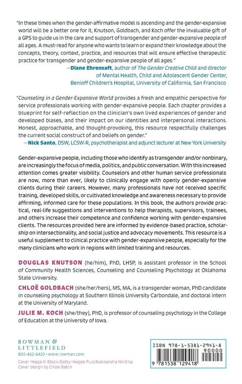 Produktbild: Counseling in a Gender-Expansive World