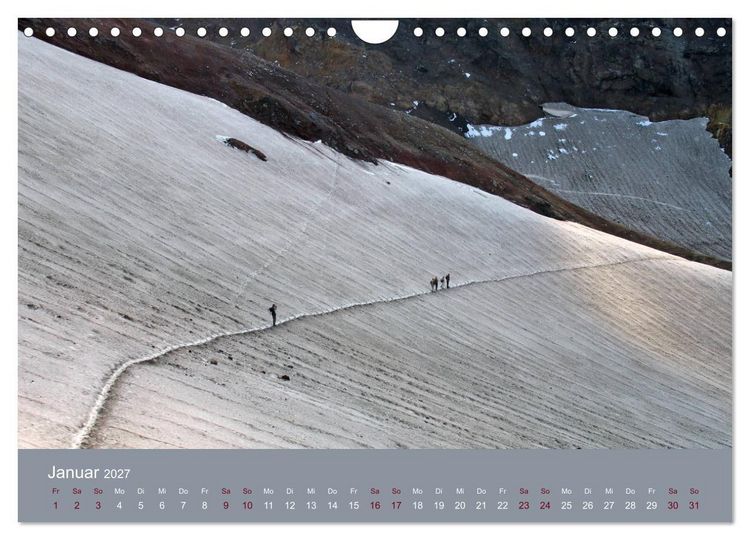 Produktbild: Kamtschatka - Vulkane, Asche, Eis (Wandkalender 2027 DIN A4 quer), CALVENDO Monatskalender