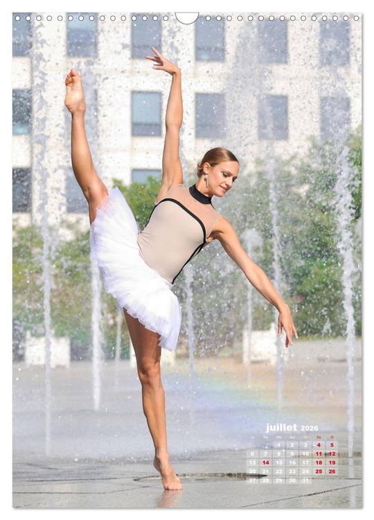 Produktbild: Des danseurs dans la ville 4 L'Oeil et le Mouvement (Calendrier mural 2026 DIN A3 horizontal), CALVENDO calendrier mensuel