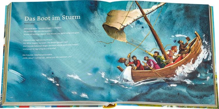 Produktbild: Die gro&szlig;e Bibel f&uuml;r Kinder. Von der Sch&ouml;pfungsgeschichte bis zum Pfingstwunder: