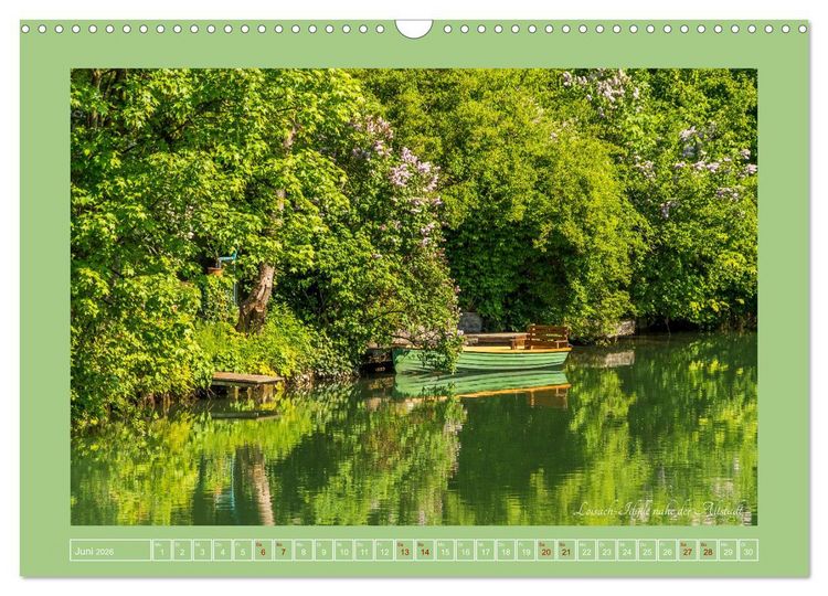 Produktbild: Fl&ouml;&szlig;erstadt Wolfratshausen (Wandkalender 2026 DIN A3 quer), CALVENDO Monatskalender