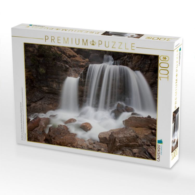 Produktbild: CALVENDO Puzzle Ein Motiv aus dem Kalender Kuhflucht Wasserf&auml;lle bei Farchant | 1000 Teile Lege-Gr&ouml;&szlig;e 64x48cm Foto-Puzzle f&uuml;r gl&uuml;ckliche Stunden