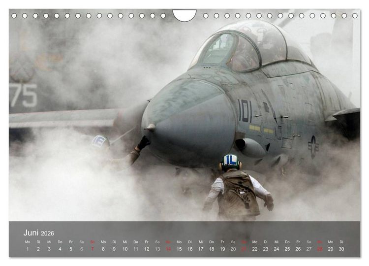 Produktbild: Luftwaffe. Kampfflugzeuge der USA (Wandkalender 2026 DIN A4 quer), CALVENDO Monatskalender