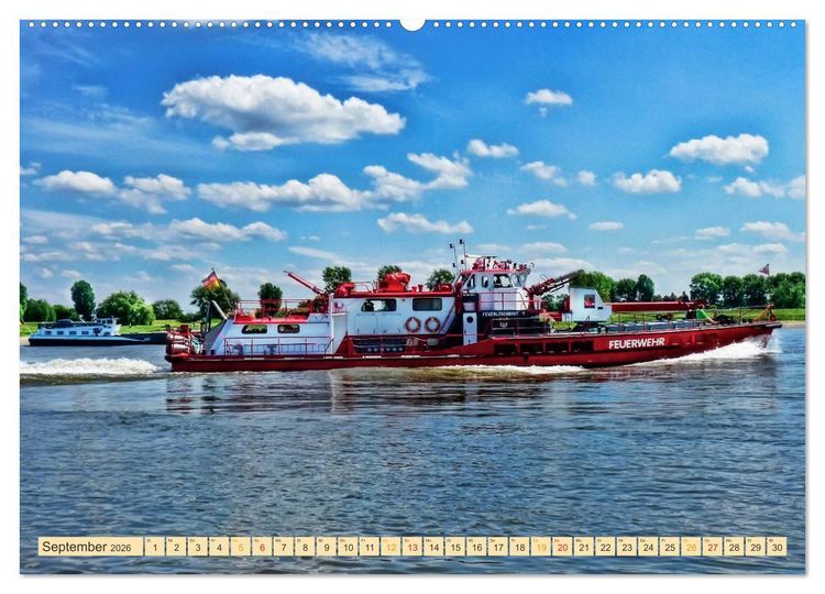 Produktbild: Feuerwehr - Eins&auml;tze (Wandkalender 2026 DIN A2 quer), CALVENDO Monatskalender
