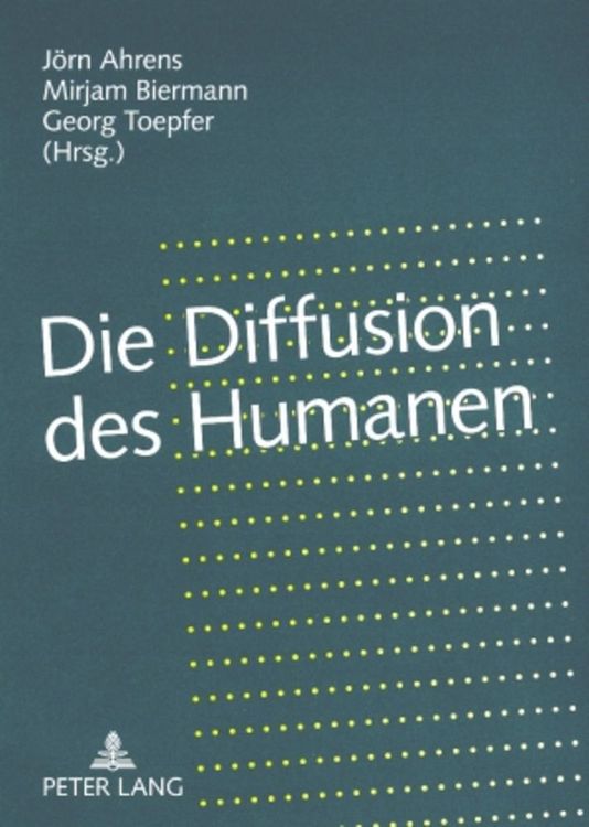 Produktbild: Die Diffusion des Humanen