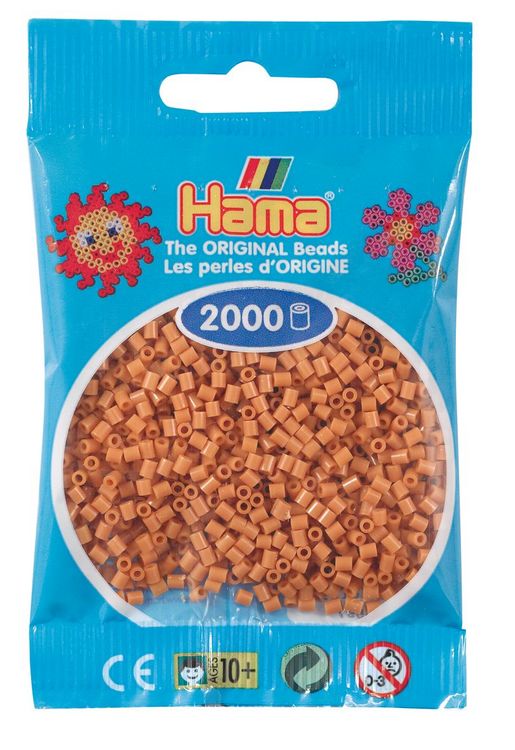 Produktbild: Mini-Perlen, 2000St. Hellbraun