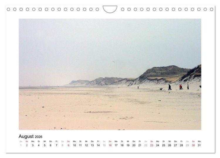 Produktbild: JUIST - Ansichten einer Insel (Wandkalender 2026 DIN A4 quer), CALVENDO Monatskalender
