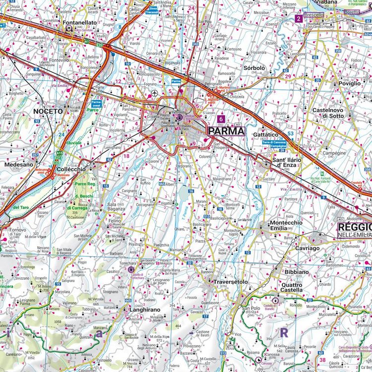 Produktbild: freytag & berndt Stra&szlig;enkarte Emilia-Romagna 1:150.000