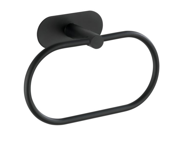 Produktbild: Turbo-Loc&reg; Handtuchring Mod. Orea Black Matt, Befestigen ohne bohren