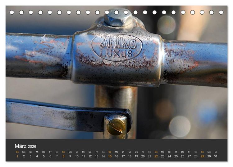 Produktbild: 1937 ADLER Fahrrad (Tischkalender 2026 DIN A5 quer), CALVENDO Monatskalender