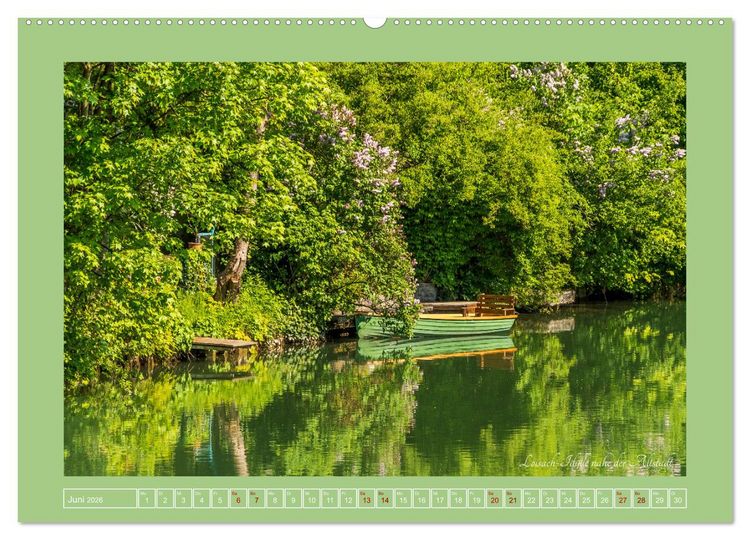 Produktbild: Fl&ouml;&szlig;erstadt Wolfratshausen (Wandkalender 2026 DIN A2 quer), CALVENDO Monatskalender