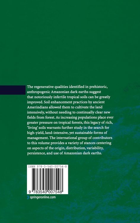 Produktbild: Amazonian Dark Earths: Explorations in Space and Time