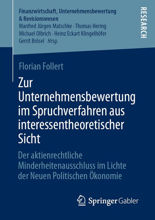 Produktbild: Zur Unternehmensbewertung im Spruchverfahren aus interessentheoretischer Sicht
