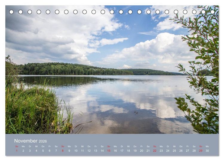 Produktbild: Mittelfranken - Das fr&auml;nkische Seenland (Tischkalender 2026 DIN A5 quer), CALVENDO Monatskalender