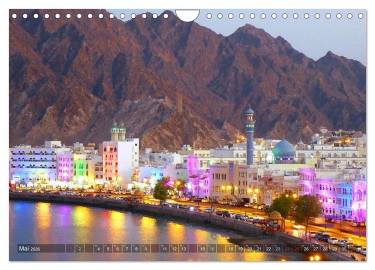 Produktbild: Oman - Eine Bilder-Reise (Wandkalender 2026 DIN A4 quer), CALVENDO Monatskalender